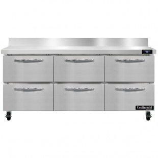 Continental Refrigerator SW72-N-BS-D 72