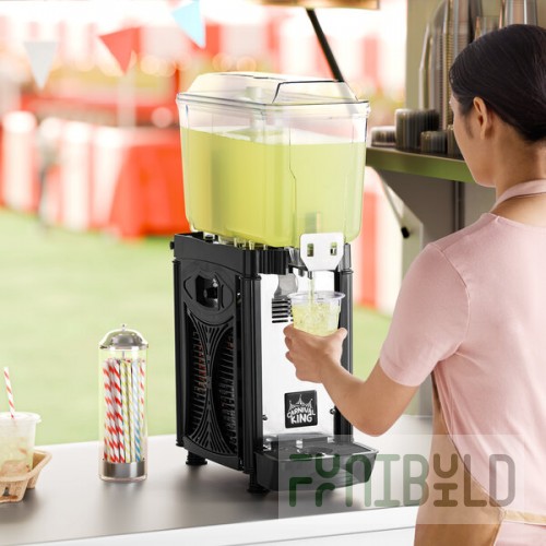 Carnival King RBD3G1 Single 3 Gallon Bowl Refrigerated Beverage Dispenser - 120V