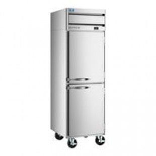 Beverage-Air CT1HC-1HS-18 Cross-Temp 1 Section Convertible Reach-In Refrigerator / Freezer with Half Doors and Tray Slides Beverage-Air CT1HC-1HS-18 Cross-Temp 1 Section Convertible Reach-In Refrigerator / Freezer with Half Doors and Tray Slides