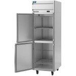 Beverage-Air CT1HC-1HS-18 Cross-Temp 1 Section Convertible Reach-In Refrigerator / Freezer with Half Doors and Tray Slides