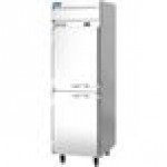 Beverage-Air CT1HC-1HS-18 Cross-Temp 1 Section Convertible Reach-In Refrigerator / Freezer with Half Doors and Tray Slides