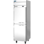 Beverage-Air CT1HC-1HS-18 Cross-Temp 1 Section Convertible Reach-In Refrigerator / Freezer with Half Doors and Tray Slides
