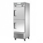 Beverage-Air CT1HC-1HS-18 Cross-Temp 1 Section Convertible Reach-In Refrigerator / Freezer with Half Doors and Tray Slides