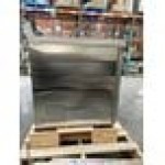 Scratch and Dent Avantco SS-WT-48F-HC Two Door Stainless Steel ADA Height Worktop Freezer with 3 1/2