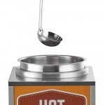 Carnival King RWLL35 3.5 Qt. Warmer with Inset Pot, Lid, and Ladle