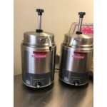 Carnival King RWLL35 3.5 Qt. Warmer with Inset Pot, Lid, and Ladle