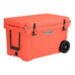 CaterGator CG45CLW Coral 45 Qt. Mobile Rotomolded Outdoor Cooler / Ice Chest