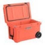 CaterGator CG45CLW Coral 45 Qt. Mobile Rotomolded Outdoor Cooler / Ice Chest