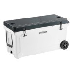 CaterGator CG100PAW Panda 110 Qt. Mobile Rotomolded Outdoor Cooler / Ice Chest