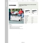 CaterGator CG100PAW Panda 110 Qt. Mobile Rotomolded Outdoor Cooler / Ice Chest