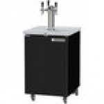 Beverage-Air DD24HC-1-B-079 Triple Tap Kegerator Beer Dispenser - Black, (1) 1/2 Keg Capacity