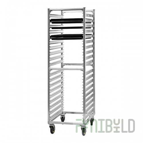 New Age 38 Pan End Load Heavy-Duty Aluminum Bun / Sheet Pan Rack 1461