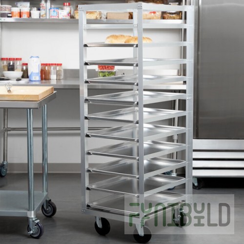 Metro RF23N 11 Pan End Load Aluminum Roll-In Refrigerator Rack
