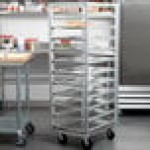 Metro RF23N 11 Pan End Load Aluminum Roll-In Refrigerator Rack Metro RF23N 11 Pan End Load Aluminum Roll-In Refrigerator Rack