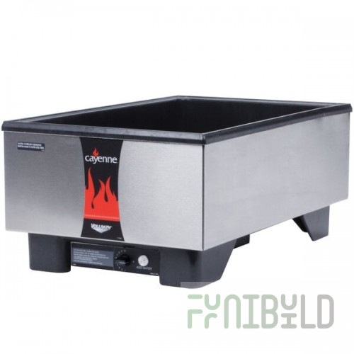 Vollrath 71001 Cayenne Full Size Countertop Warmer with Stainless Steel Exterior - 120V, 700W