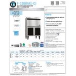 Hoshizaki F-330BAK-C 24 Hoshizaki F-330BAK-C 24