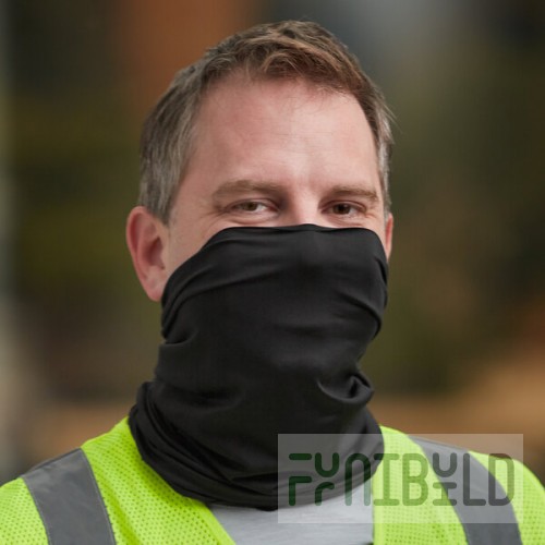 Ergodyne 42126 Chill-Its 6487 Black Cooling Multi-Band Face / Head Covering