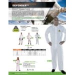 Cordova White Defender II Microporous Heavy Weight Coveralls with Elastic Wrists and Hood - XL - 25/Case Cordova White Defender II Microporous Heavy Weight Coveralls with Elastic Wrists and Hood - XL - 25/Case