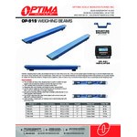 Optima Weighing Systems OP-919-48x4-10,000lb 10,000 lb. Weighing Beam Scale with 48 Optima Weighing Systems OP-919-48x4-10,000lb 10,000 lb. Weighing Beam Scale with 48