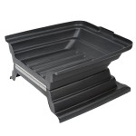 Rubbermaid® 1 Cubic Yard Black Tilt Truck / Trash Cart with Hinged Dome Lid (2100 lb.) Rubbermaid® 1 Cubic Yard Black Tilt Truck / Trash Cart with Hinged Dome Lid (2100 lb.)
