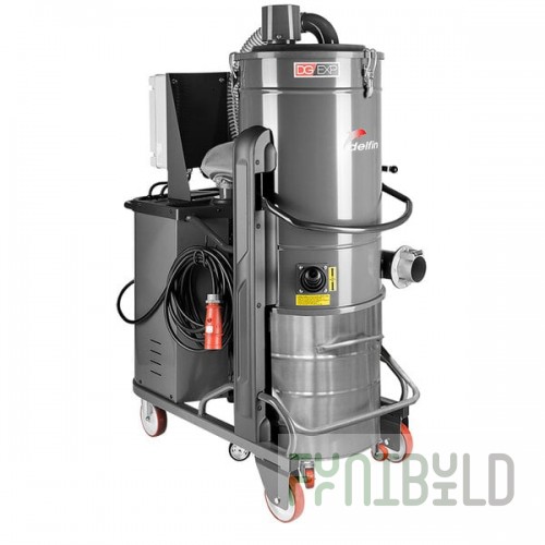 Delfin Industrial DG 86 AF D2 (V1301H) Explosion-Proof Industrial Vacuum with HEPA Filtration - 115V, 3 Phase
