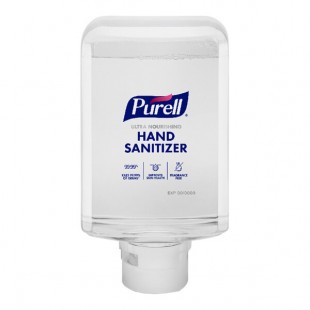 PURELL® Advanced 8357-02 ES10 1,200 mL Fragrance-Free Ultra Nourishing Foaming Hand Sanitizer - 2/Case