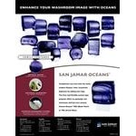 San Jamar T990TBK Element Oceans Lever Roll Towel Dispenser - Black Pearl