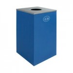 Busch Systems Spectrum 101196 68 Gallon Powder-Coated Steel Three Stream Decorative Organics / Recycle / Waste Receptacle Busch Systems Spectrum 101196 68 Gallon Powder-Coated Steel Three Stream Decorative Organics / Recycle / Waste Receptacle