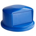 Rubbermaid® 2044152 BRUTE Black Round Dome Top for FG263200 Containers 32 Gallon