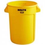Rubbermaid® 2044152 BRUTE Black Round Dome Top for FG263200 Containers 32 Gallon