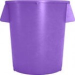 Carlisle 84104414 Bronco 44 Gallon Blue Round Trash Can Carlisle 84104414 Bronco 44 Gallon Blue Round Trash Can
