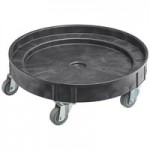 Lavex 55 Gallon Gray Round Commercial Trash Can and Lid Lavex 55 Gallon Gray Round Commercial Trash Can and Lid