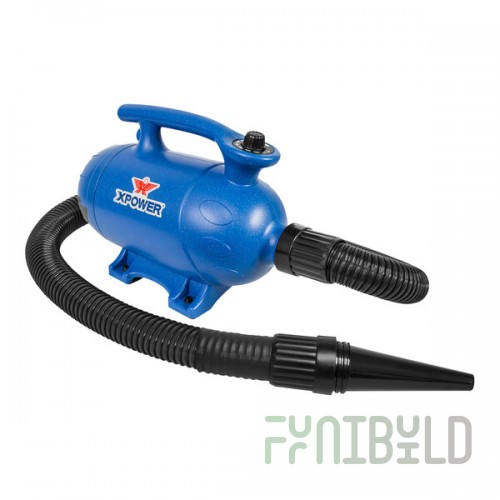 XPOWER B-4 Professional 2-in-1 Variable Speed Pet Hair Dryer and Vacuum - 150 CFM, 115V