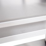 Lakeside 316 Stainless Steel Three Shelf Utility Cart - 27 1/2 Lakeside 316 Stainless Steel Three Shelf Utility Cart - 27 1/2