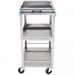 Lakeside 316 Stainless Steel Three Shelf Utility Cart - 27 1/2 Lakeside 316 Stainless Steel Three Shelf Utility Cart - 27 1/2