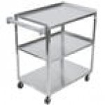 Lakeside 316 Stainless Steel Three Shelf Utility Cart - 27 1/2 Lakeside 316 Stainless Steel Three Shelf Utility Cart - 27 1/2
