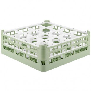 Vollrath 52768 Signature Full-Size Light Green 16-Compartment 6 1/4