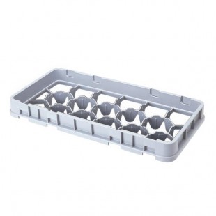 Cambro 17HE2151 Camrack 17 Compartment Gray Half Drop Half Size Extender