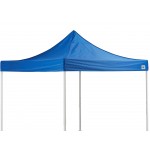 Backyard Pro Courtyard Series 10' x 10' Blue Straight Leg Regular-Duty Steel Instant Pop-Up Canopy Tent