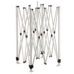 Backyard Pro Courtyard Series 10' x 10' Blue Straight Leg Regular-Duty Steel Instant Pop-Up Canopy Tent