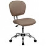 Flash Furniture H-2376-F-COF-GG Mid-Back Coffee Mesh Office Chair with Chrome Base Flash Furniture H-2376-F-COF-GG Mid-Back Coffee Mesh Office Chair with Chrome Base