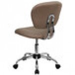 Flash Furniture H-2376-F-COF-GG Mid-Back Coffee Mesh Office Chair with Chrome Base Flash Furniture H-2376-F-COF-GG Mid-Back Coffee Mesh Office Chair with Chrome Base