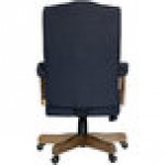 Boss B905DW-NV Navy Linen Executive Chair with Driftwood Frame Boss B905DW-NV Navy Linen Executive Chair with Driftwood Frame
