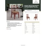 Lancaster Table & Seating Mahogany Finish Wood Window Back Chair with Taupe Vinyl Seat - Assembled Lancaster Table & Seating Mahogany Finish Wood Window Back Chair with Taupe Vinyl Seat - Assembled