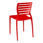 Lancaster Table & Seating Sol Buoy Red Resin Side Chair