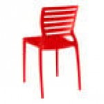 Lancaster Table & Seating Sol Buoy Red Resin Side Chair