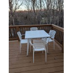 Lancaster Table & Seating Sol Buoy Red Resin Side Chair
