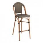 Lancaster Table & Seating Bistro Brown Teslin Outdoor Arm Chair Lancaster Table & Seating Bistro Brown Teslin Outdoor Arm Chair