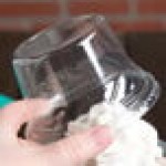 Fabri-Kal Indulge DLDE16/24TNH Clear Tall Dome PET Lid for 5 oz., 8 oz., and 12 oz. Sundae Cups - No Hole - 1,008/Case