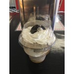 Fabri-Kal Indulge DLDE16/24TNH Clear Tall Dome PET Lid for 5 oz., 8 oz., and 12 oz. Sundae Cups - No Hole - 1,008/Case